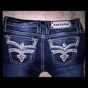 Rock Revival “Etty” boot cut jeans Ex cond